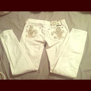 White Miss me jeans😍😍😍